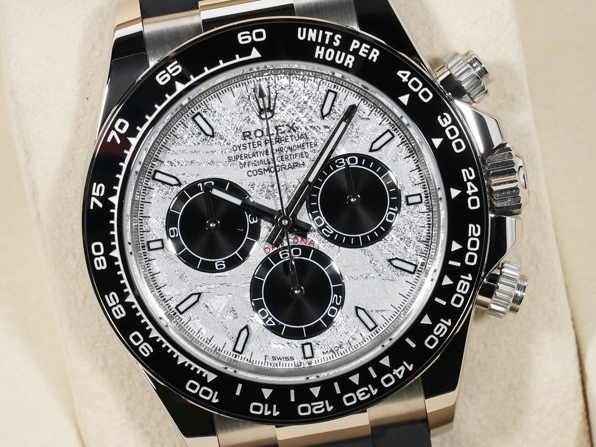 Rolex Daytona Ref. 126519LN White Gold Meteorite Dial Unused wq2ow2gf