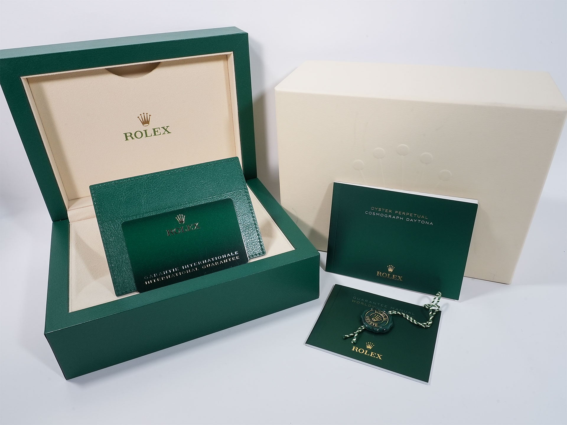 Rolex Daytona Ref. 126519LN White Gold Bright Black x Steel Dial Used jqc2wdca