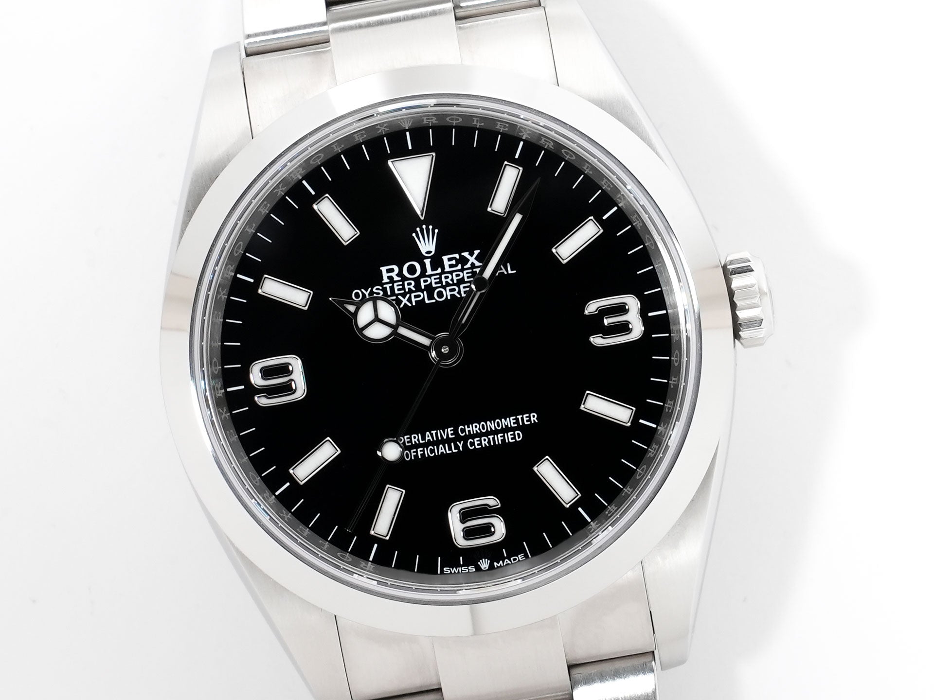 ロレックス エクスプローラー36 Ref.124270 ステンレススチール ブラック文字盤 オイスターブレスレット 中古 mze26c6i