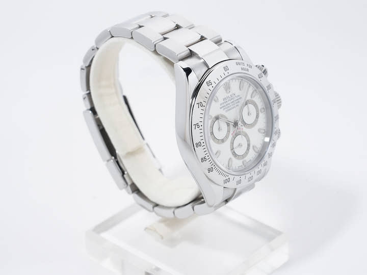 Rolex Daytona Ref. 116520 Stainless Steel Ivory Dial Used 8q3gkwzh