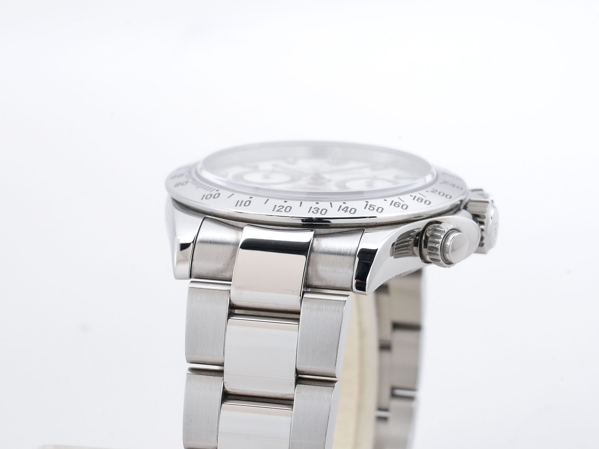 Rolex Daytona Ref. 116520 Stainless Steel Ivory Dial Used 8q3gkwzh