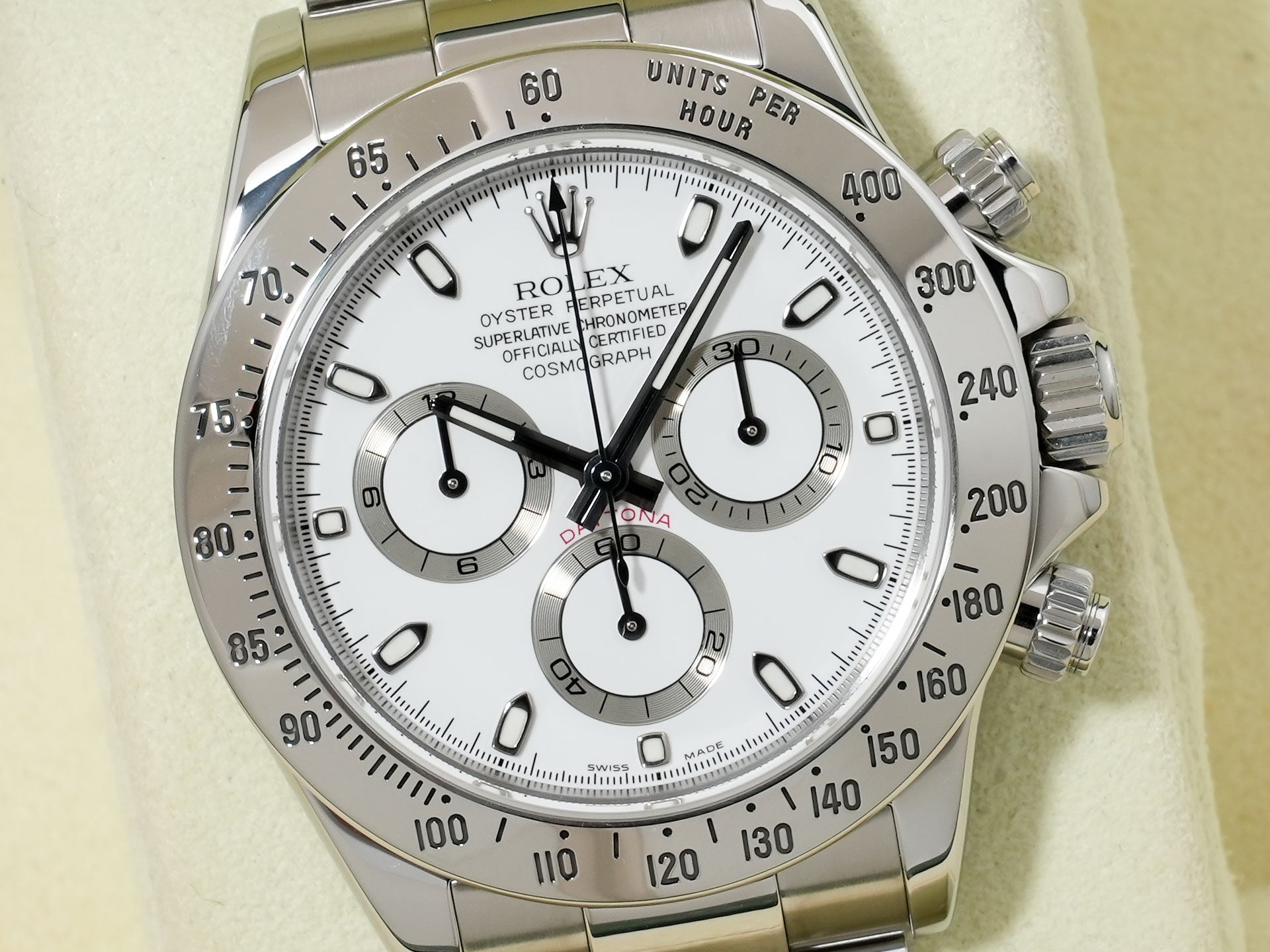 ロレックス デイトナ Ref.116520 ステンレススチール ホワイト文字盤 美品 fi2ocmz5
