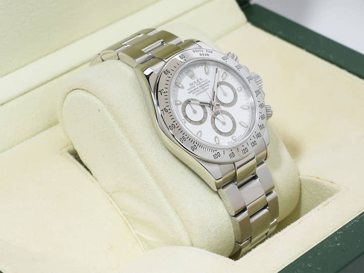 ロレックス デイトナ Ref.116520 ステンレススチール ホワイト文字盤 美品 fi2ocmz5