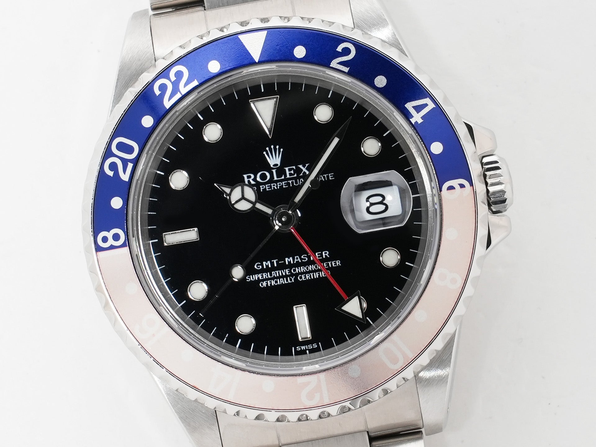 ロレックス GMTマスター Ref.16700 ステンレススチール ブラック文字盤 オイスターブレスレット 美中古 h8ppqttz