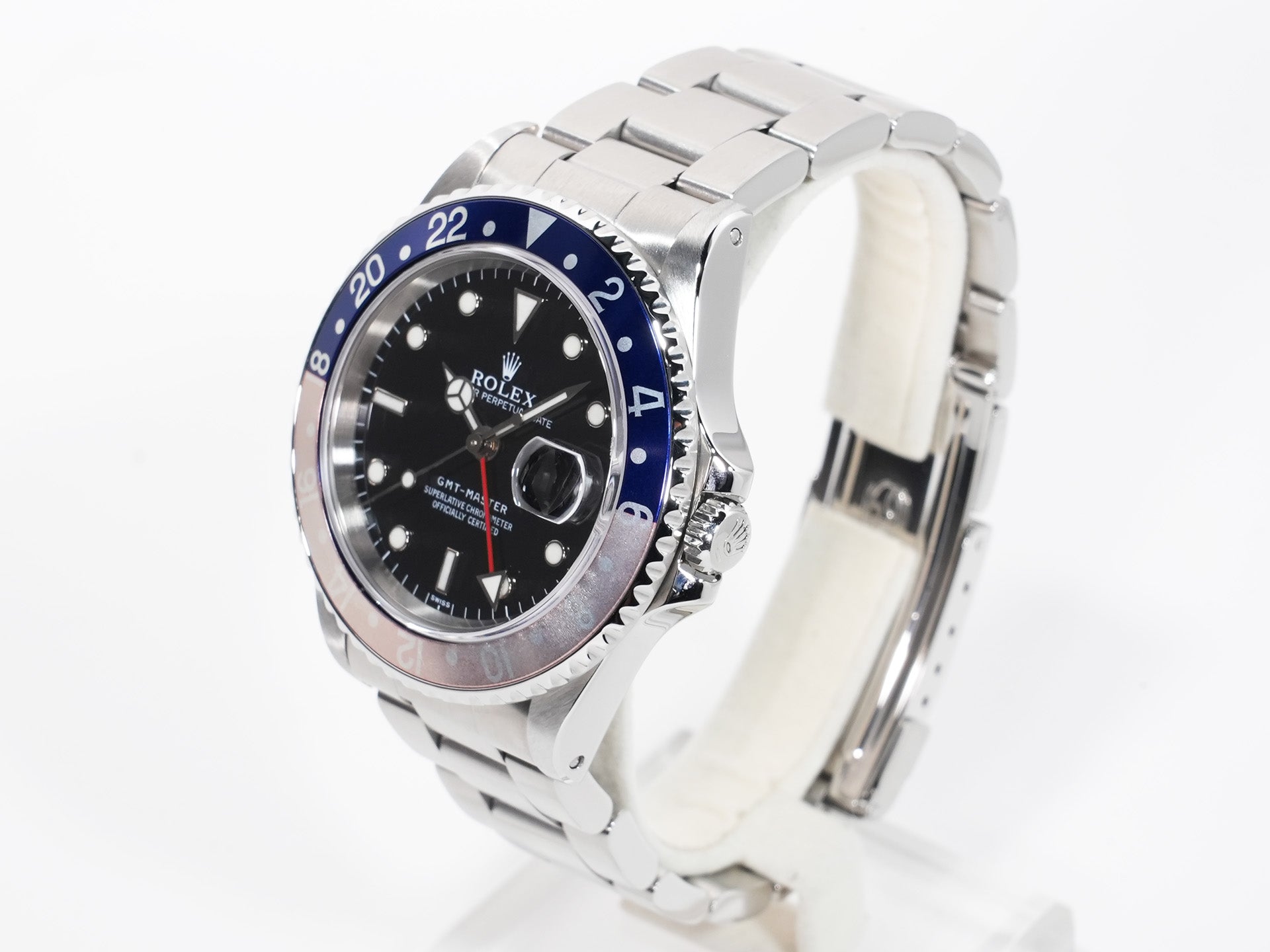 ロレックス GMTマスター Ref.16700 ステンレススチール ブラック文字盤 オイスターブレスレット 美中古 h8ppqttz