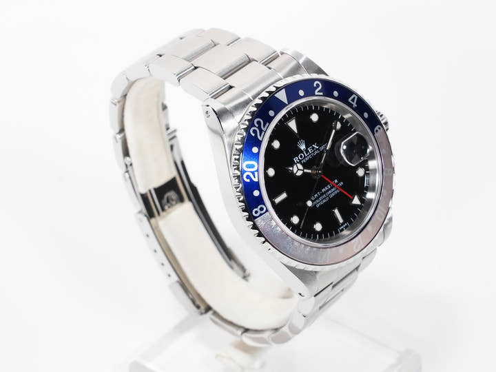 ロレックス GMTマスター Ref.16700 ステンレススチール ブラック文字盤 オイスターブレスレット 美中古 h8ppqttz