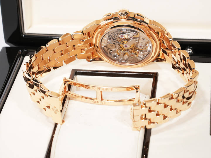 パテックフィリップ パーペチュアルカレンダー クロノグラフ Ref.5270/1R-001 ローズゴールド エボニーブラック ソレイユ文字盤 中古 q4jznqfk