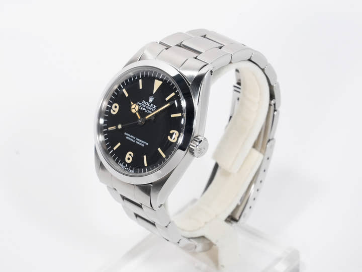 ロレックス エクスプローラーI Ref.1016 ステンレススチール ブラック文字盤 中古 tqq6qbfp