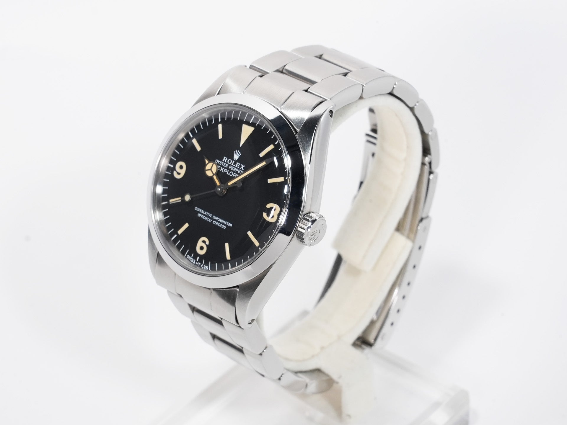ロレックス エクスプローラーI Ref.1016 ステンレススチール ブラック文字盤 中古 tqq6qbfp