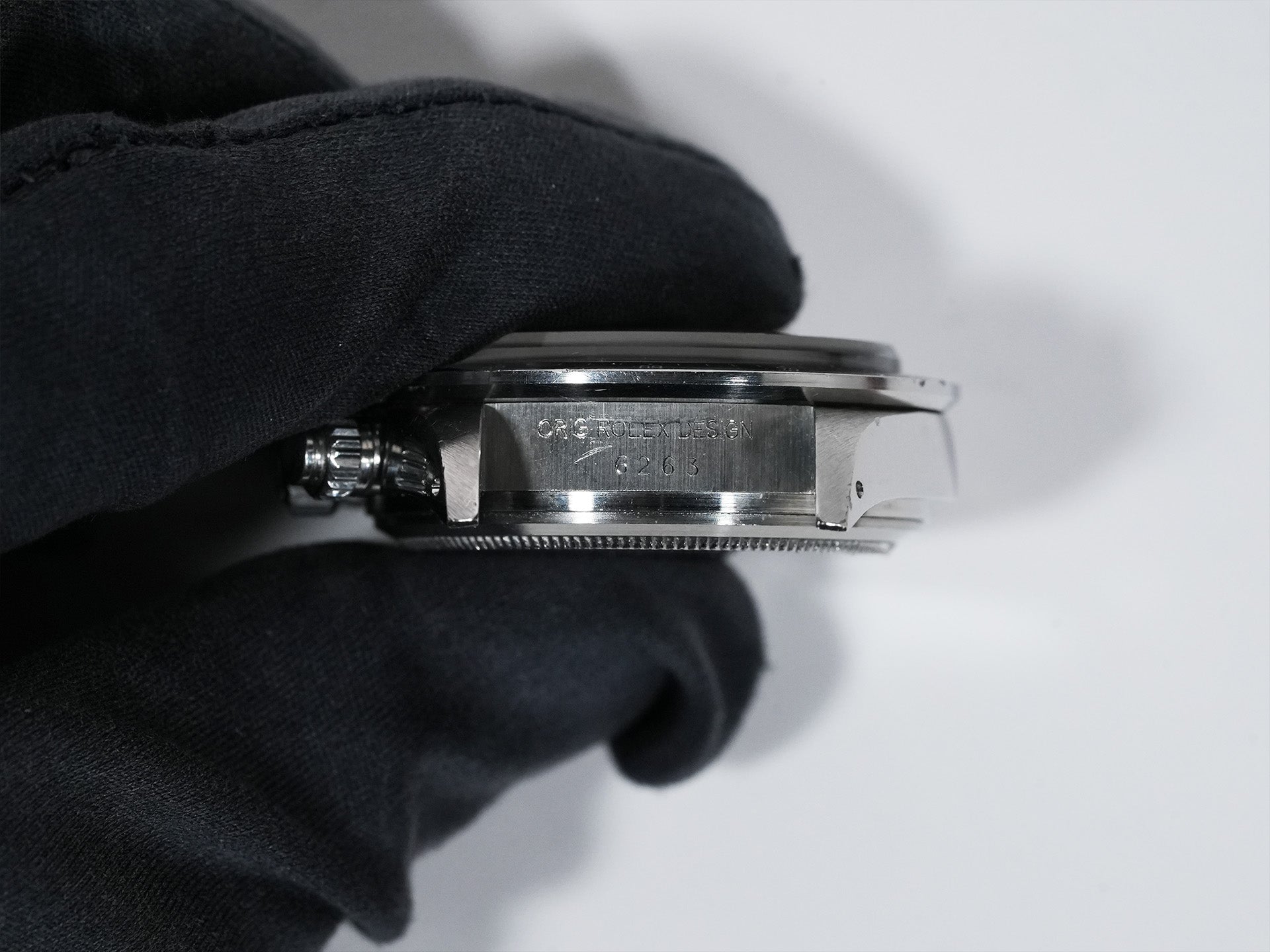 ロレックス デイトナ Ref.6263 ステンレススチール ブラック文字盤 中古 hkm4c9nt