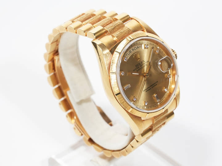 ロレックス デイデイト Ref.18248A イエローゴールド シャンパンゴールド文字盤 中古 cuqep9ue