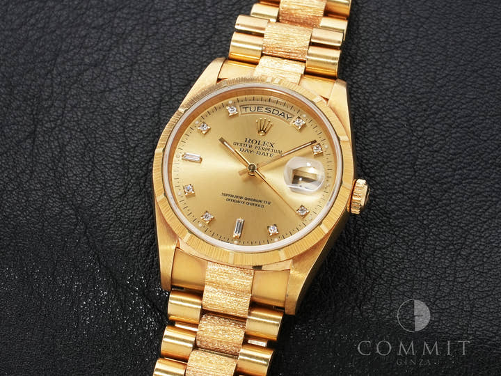 ロレックス デイデイト Ref.18248A イエローゴールド シャンパンゴールド文字盤 中古 cuqep9ue