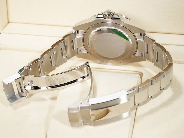 ロレックス GMTマスターII Ref.126710GRNR ステンレススチール ブラック文字盤 オイスターブレスレット 未使用 bhe32epq