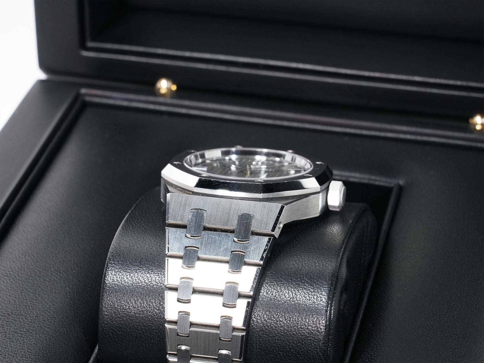 オーデマピゲ ロイヤルオーク Ref.15450ST.OO.1256ST.02 ステンレススチール グレー文字盤 中古 sme2g65e