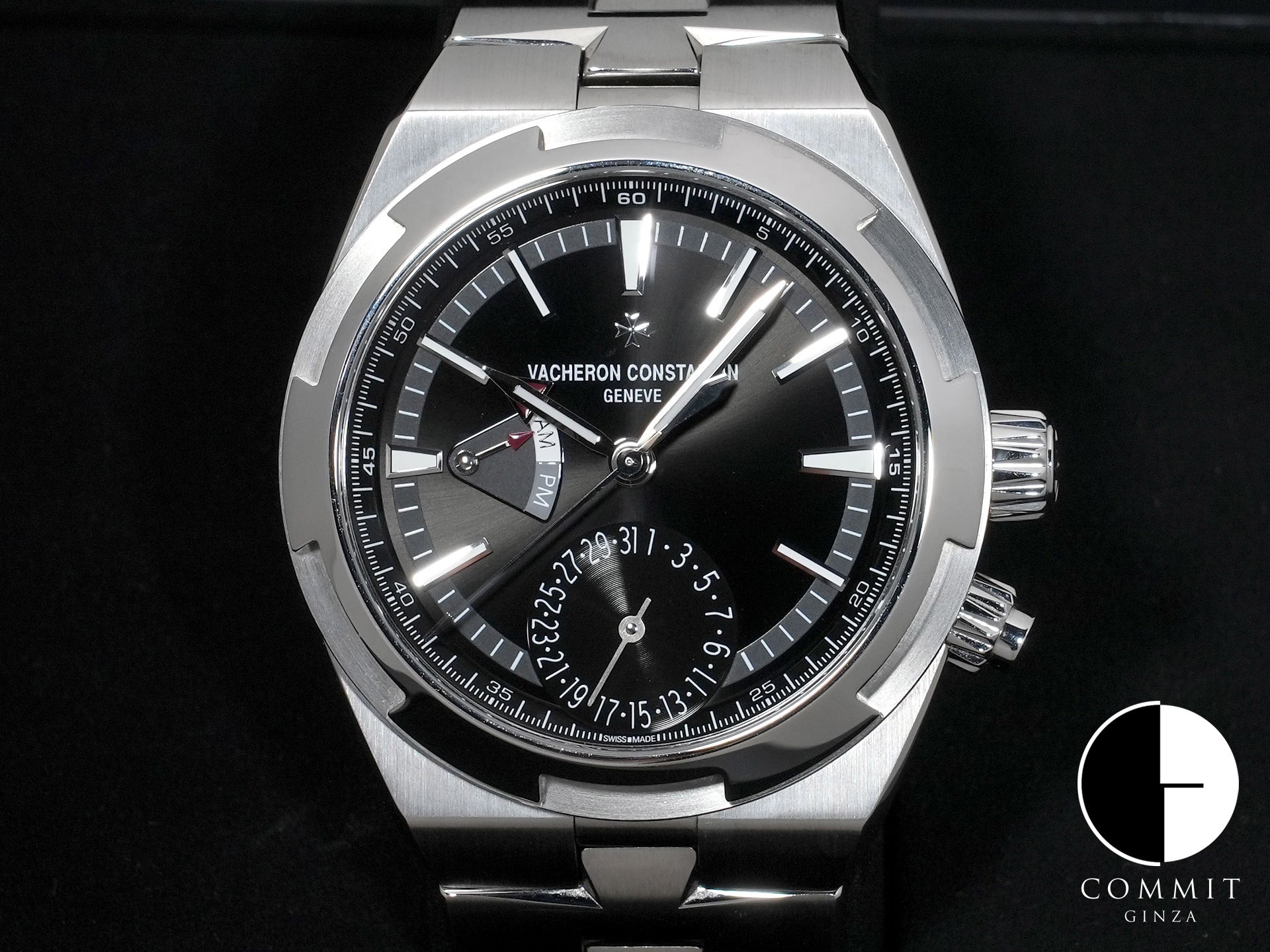 Vacheron Constantin Overseas Dual Time Ref.7900V/110A-B546 Stainless Steel Black Dial Pre-owned njppivkt