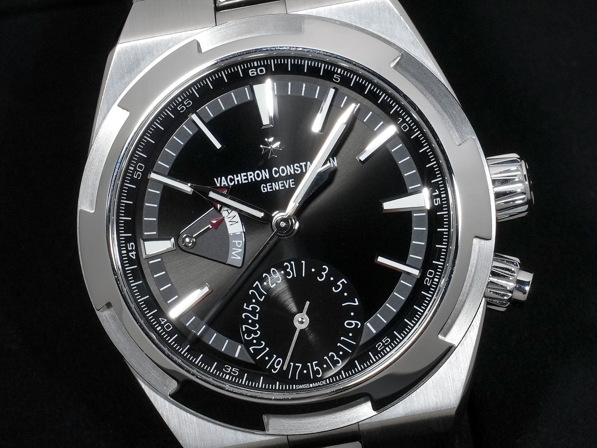Vacheron Constantin Overseas Dual Time Ref.7900V/110A-B546 Stainless Steel Black Dial Pre-owned njppivkt