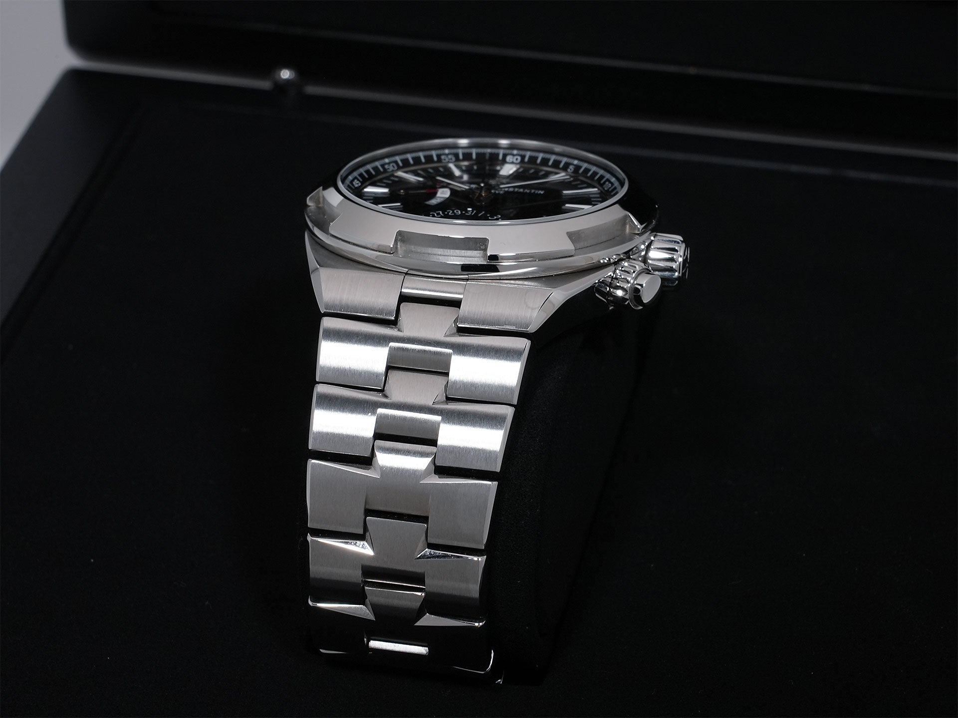 Vacheron Constantin Overseas Dual Time Ref.7900V/110A-B546 Stainless Steel Black Dial Pre-owned njppivkt