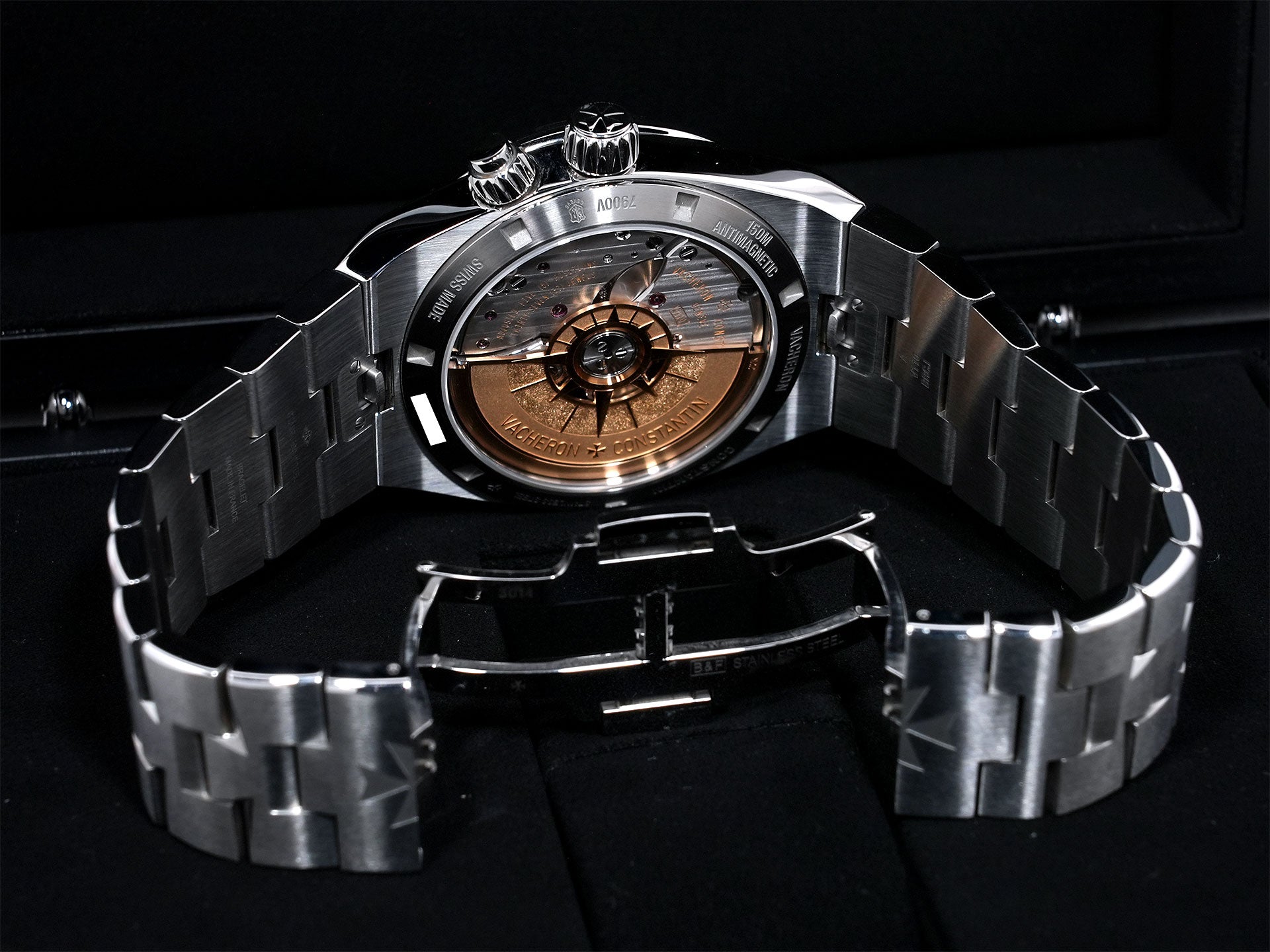 Vacheron Constantin Overseas Dual Time Ref.7900V/110A-B546 Stainless Steel Black Dial Pre-owned njppivkt