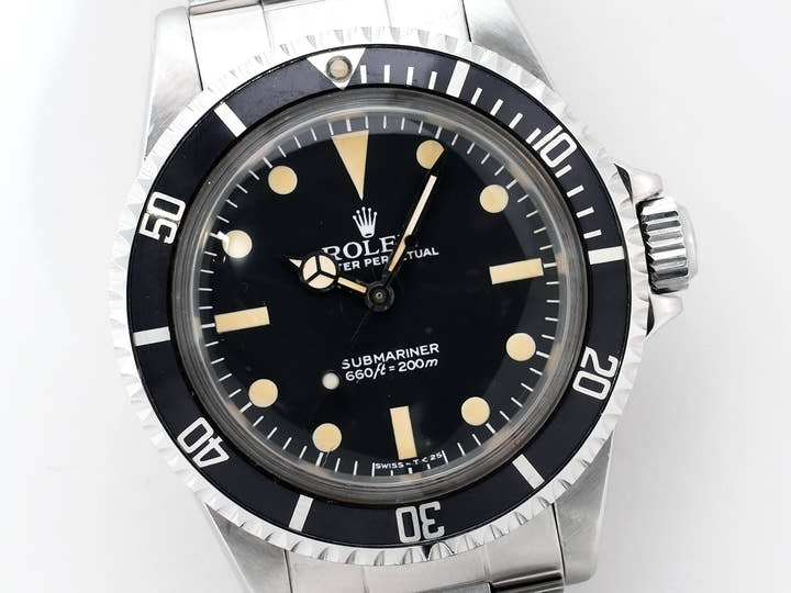 Rolex Submariner Ref. 5513 Stainless Steel Black Dial Used rbm8as6x