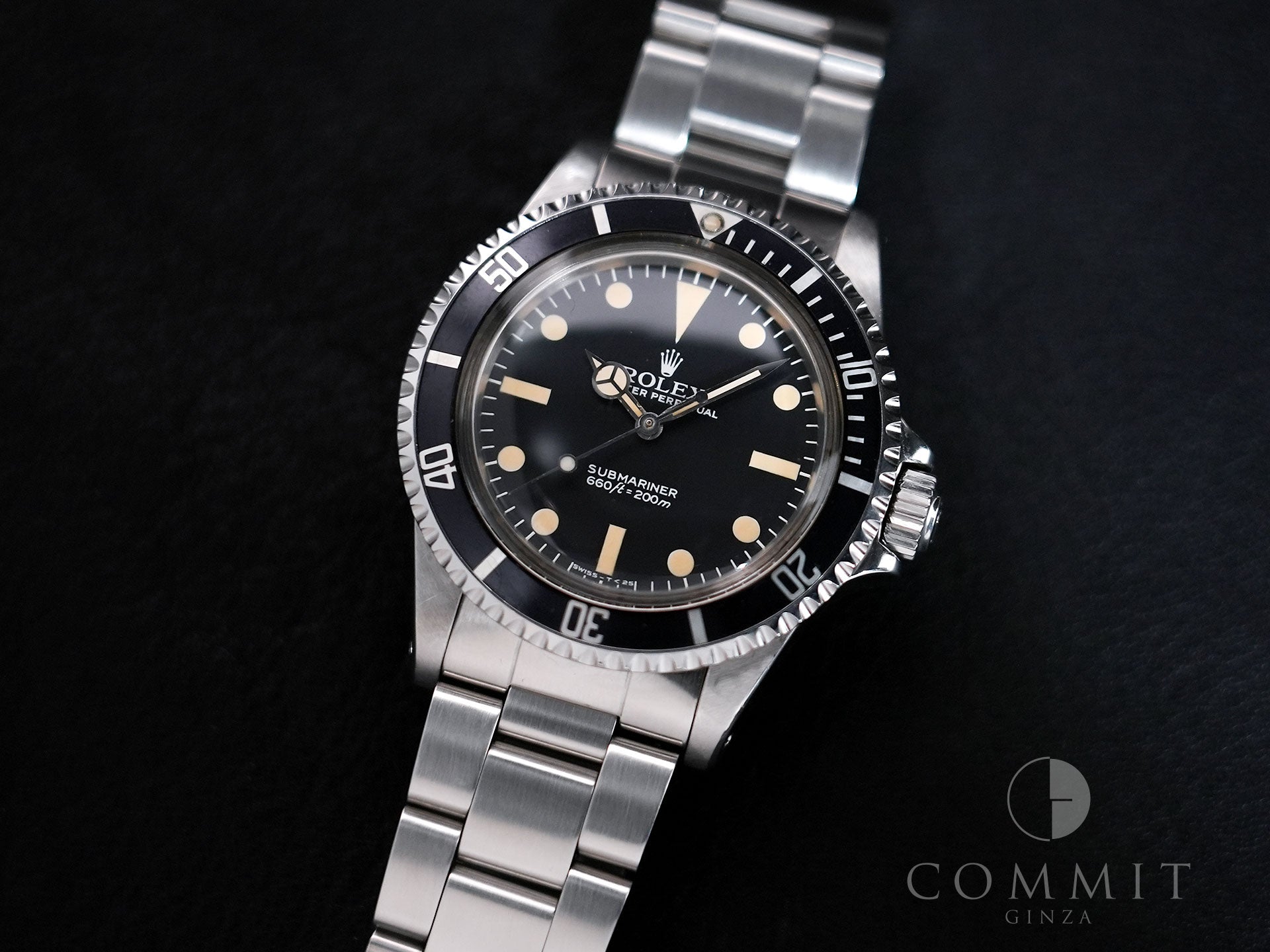 Rolex Submariner Ref. 5513 Stainless Steel Black Dial Used rbm8as6x