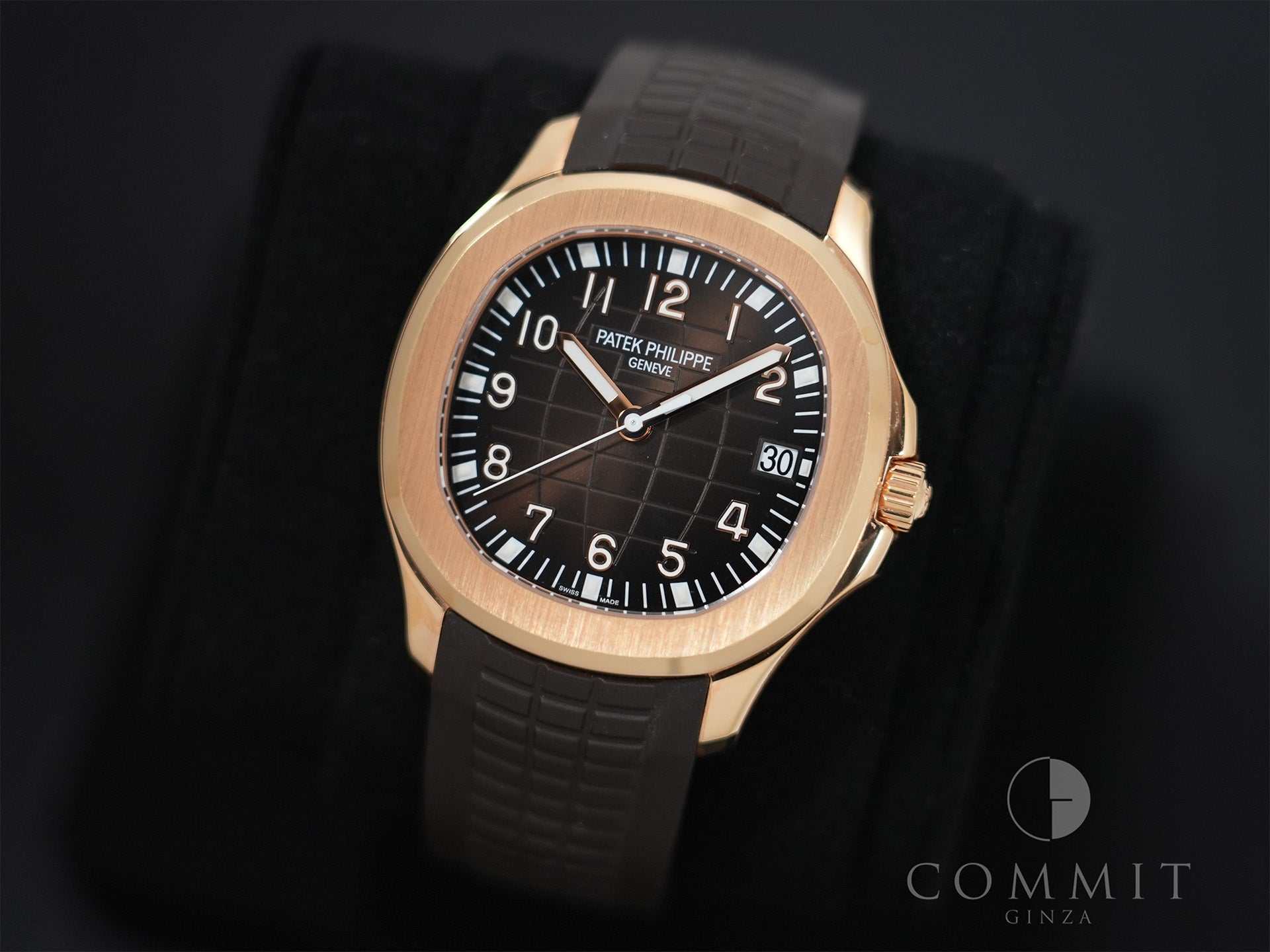 Patek Philippe Aquanaut Ref. 5167R-001 Rose Gold Brown Dial Used zc39rafz