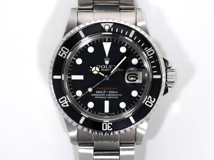 Rolex Submariner Date Ref. 1680 Stainless Steel Black Dial Used ewtp9dfw