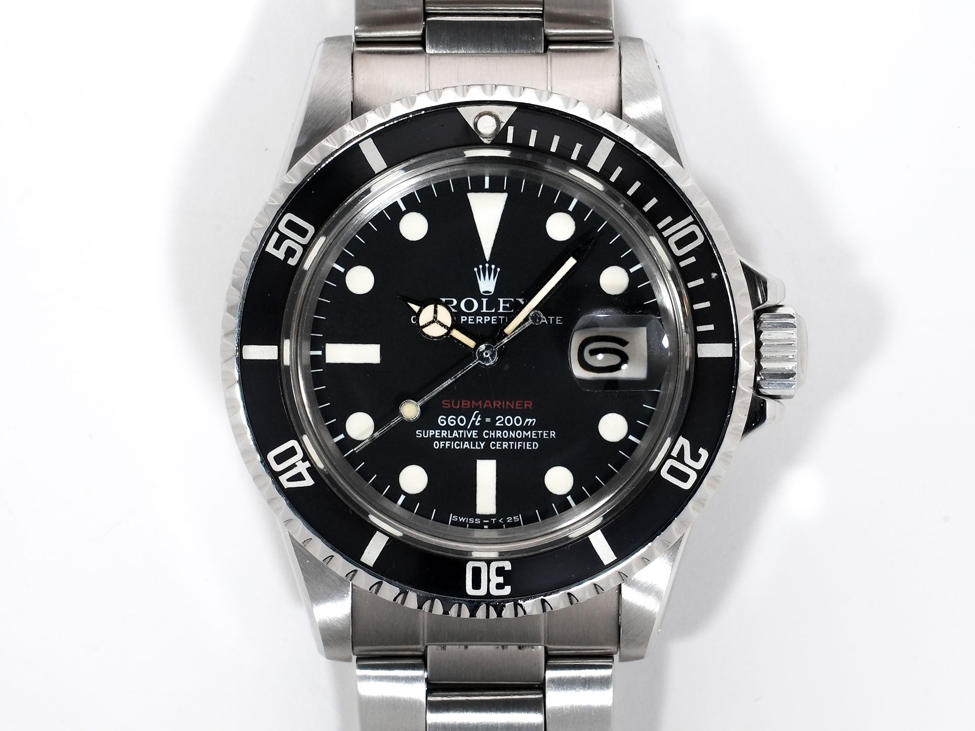 Rolex Submariner Date Ref. 1680 Stainless Steel Black Dial Used ewtp9dfw