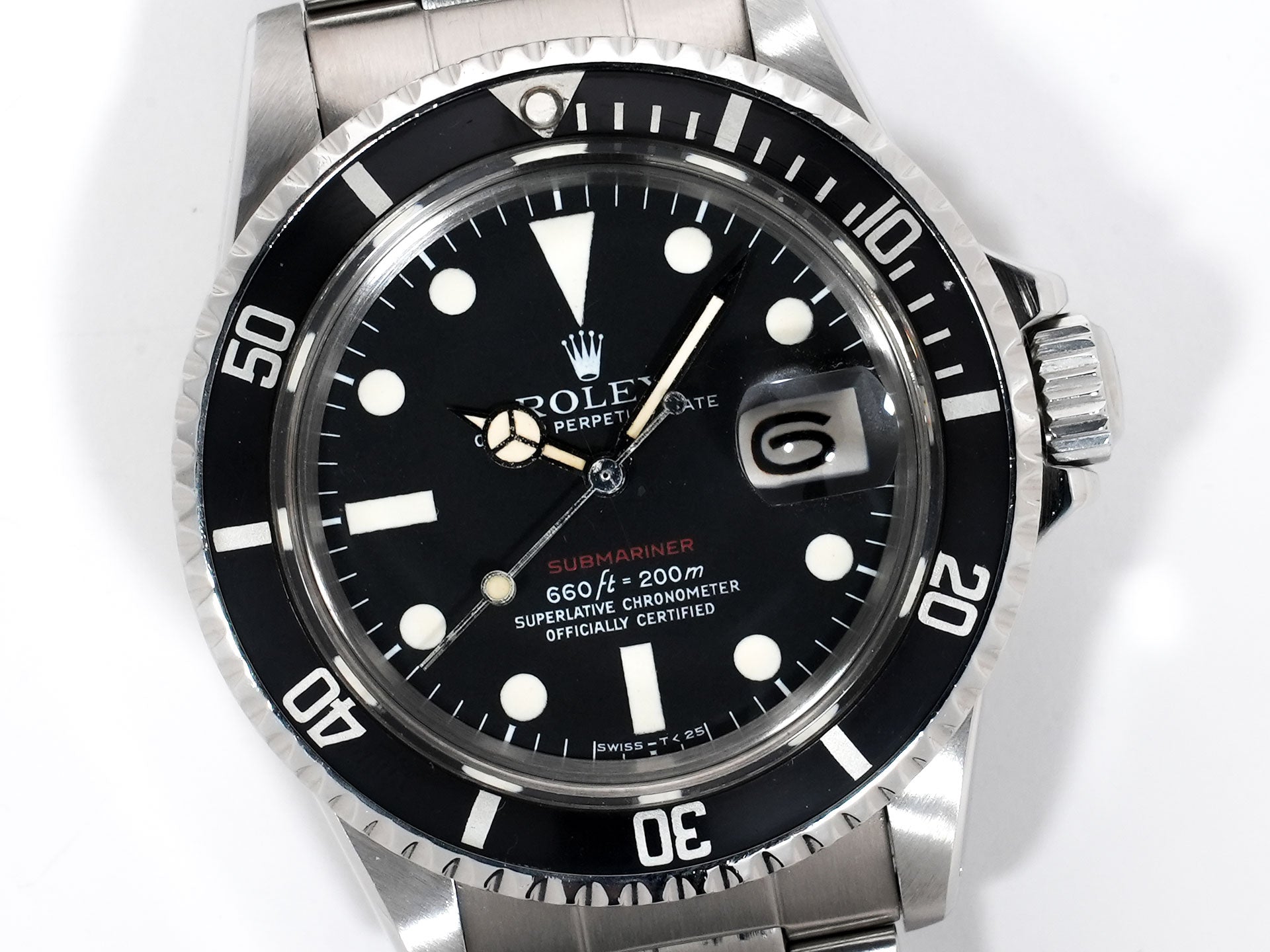 Rolex Submariner Date Ref. 1680 Stainless Steel Black Dial Used ewtp9dfw