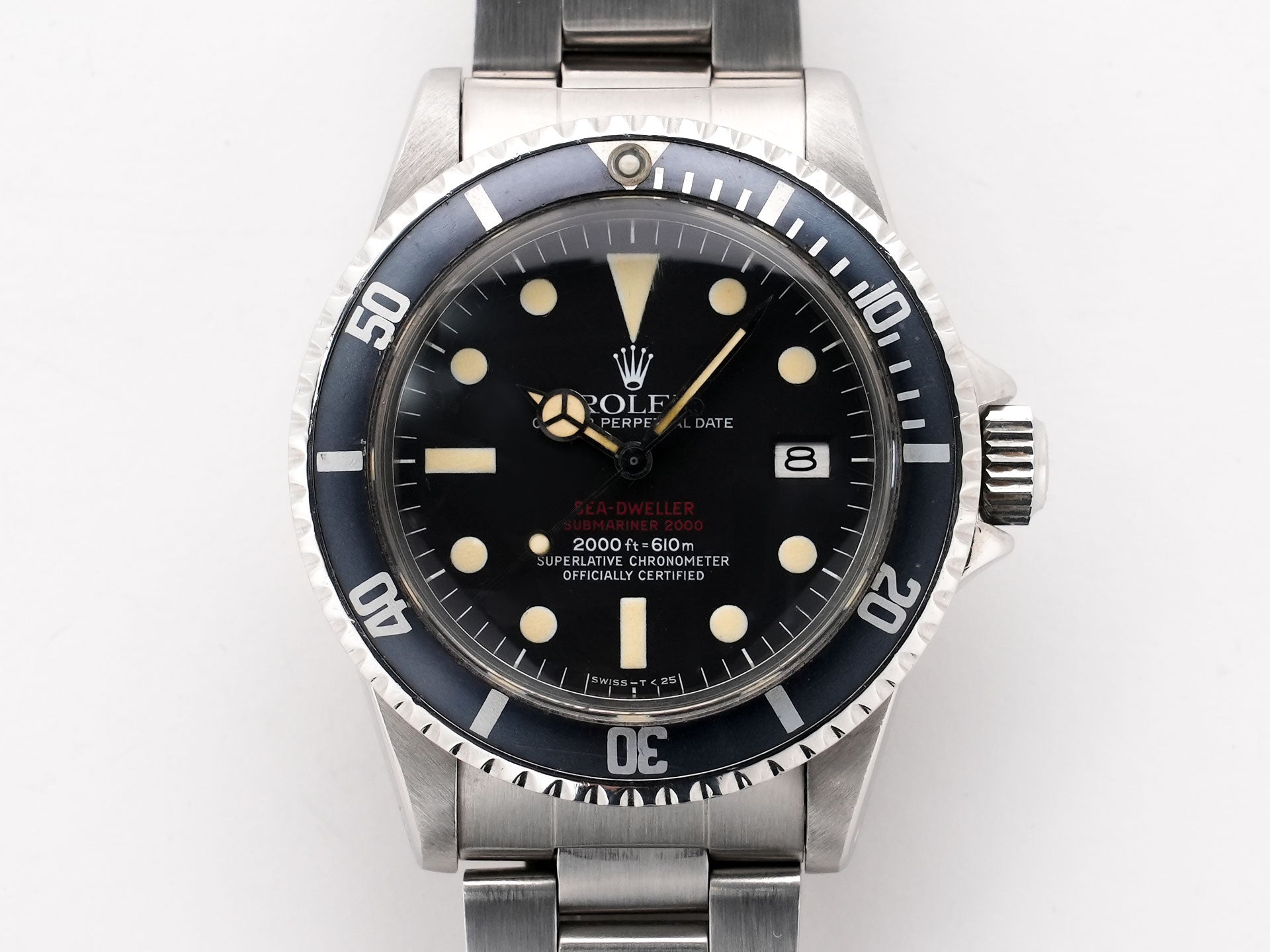 ROLEX Sea-Dweller Ref. 1665 Stainless Steel Black Dial Used fv3t2fxj