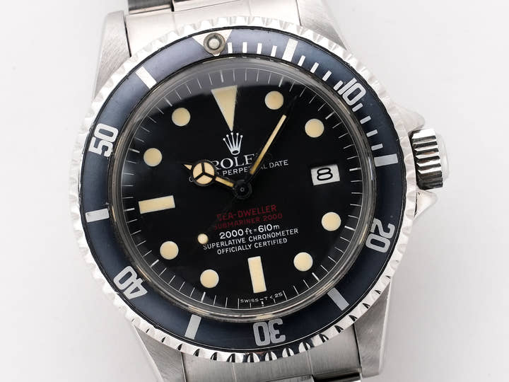 ROLEX Sea-Dweller Ref. 1665 Stainless Steel Black Dial Used fv3t2fxj
