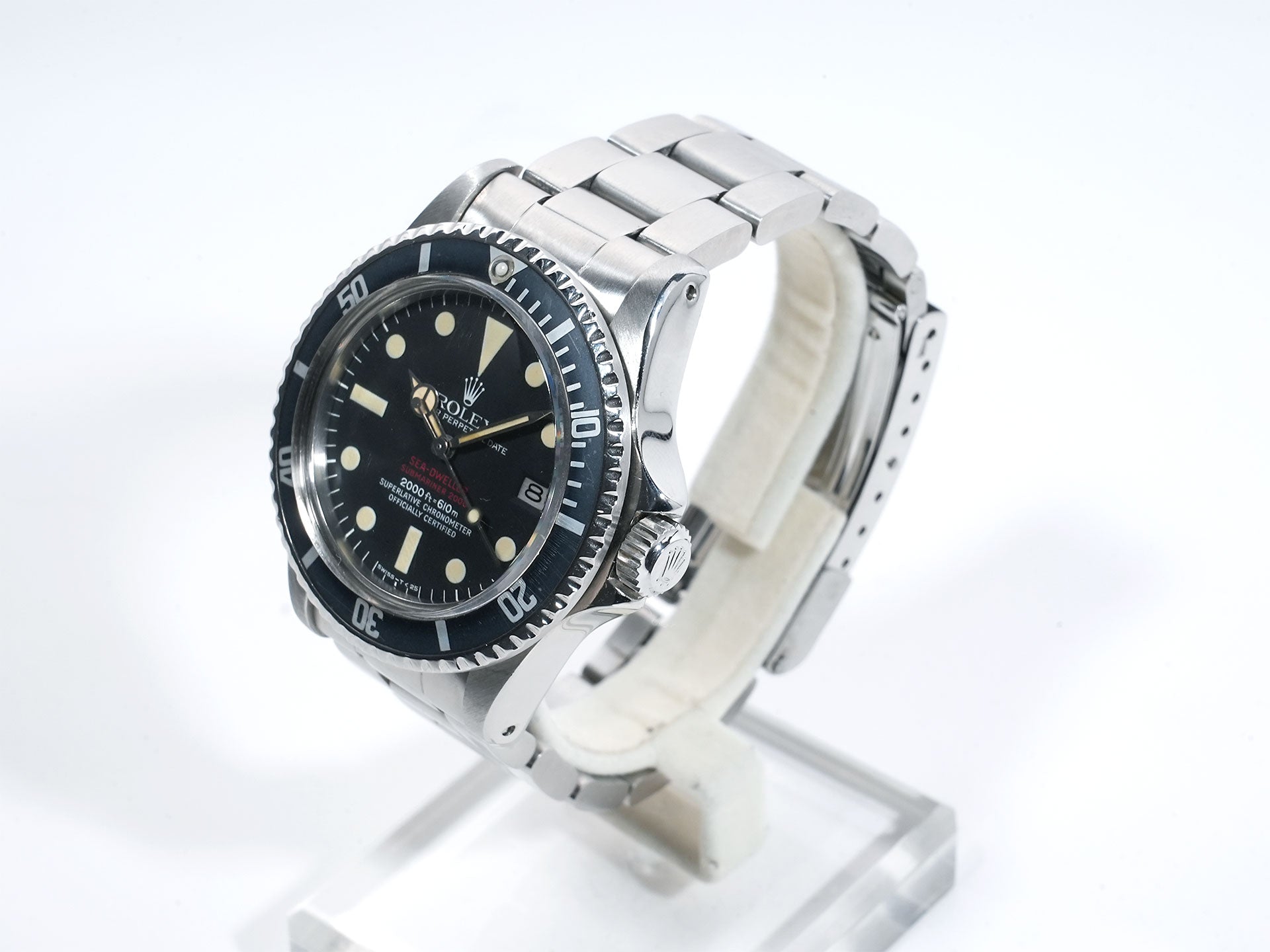 ROLEX Sea-Dweller Ref. 1665 Stainless Steel Black Dial Used fv3t2fxj