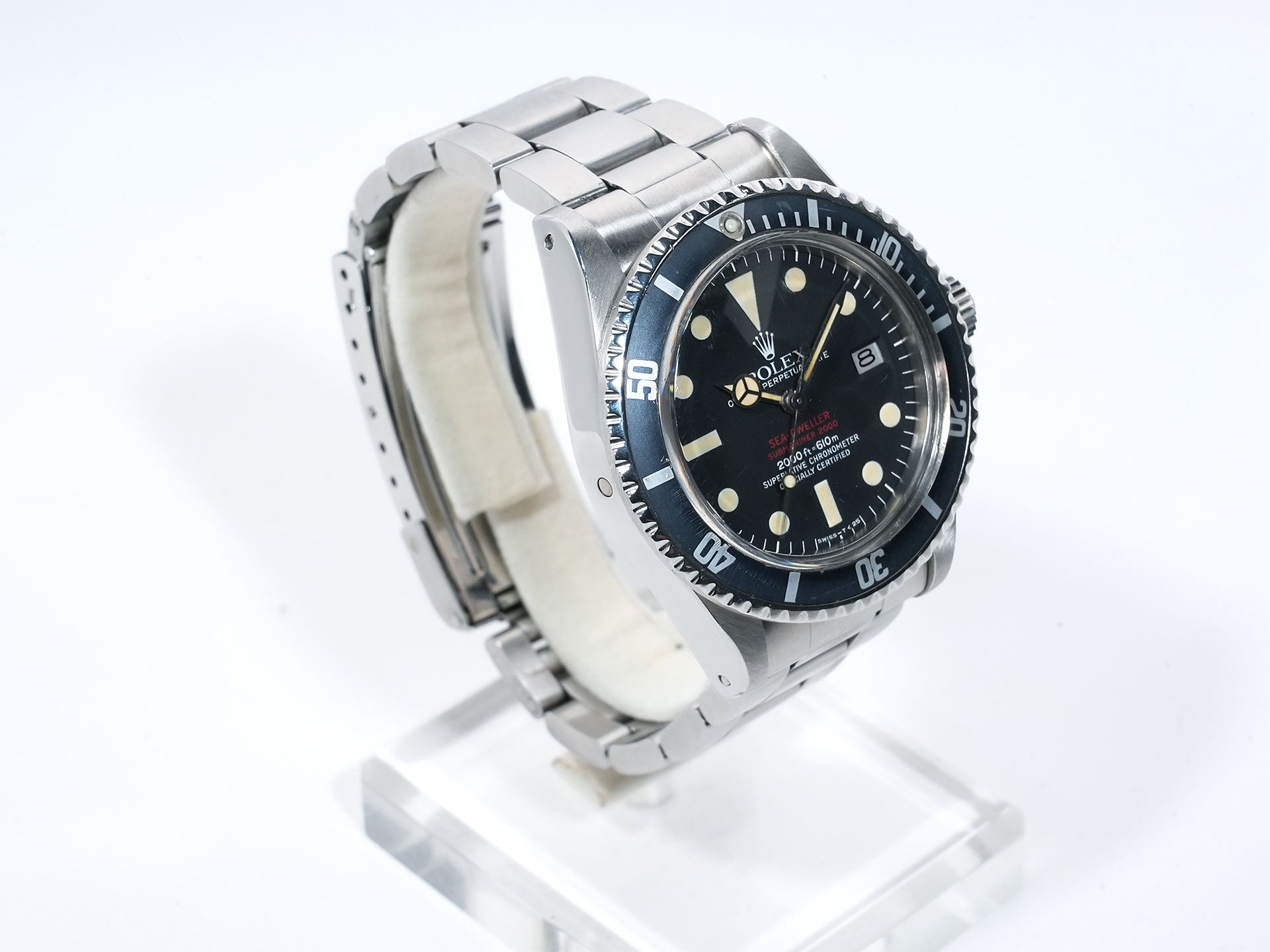 ROLEX Sea-Dweller Ref. 1665 Stainless Steel Black Dial Used fv3t2fxj
