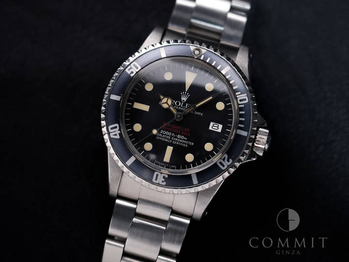 ROLEX Sea-Dweller Ref. 1665 Stainless Steel Black Dial Used fv3t2fxj