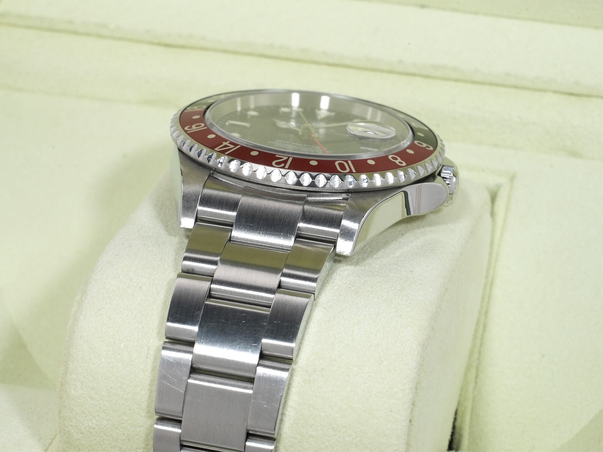 Rolex GMT-Master II Ref. 16710 Stainless Steel Black Dial Oyster Bracelet Used ppv8q5dv