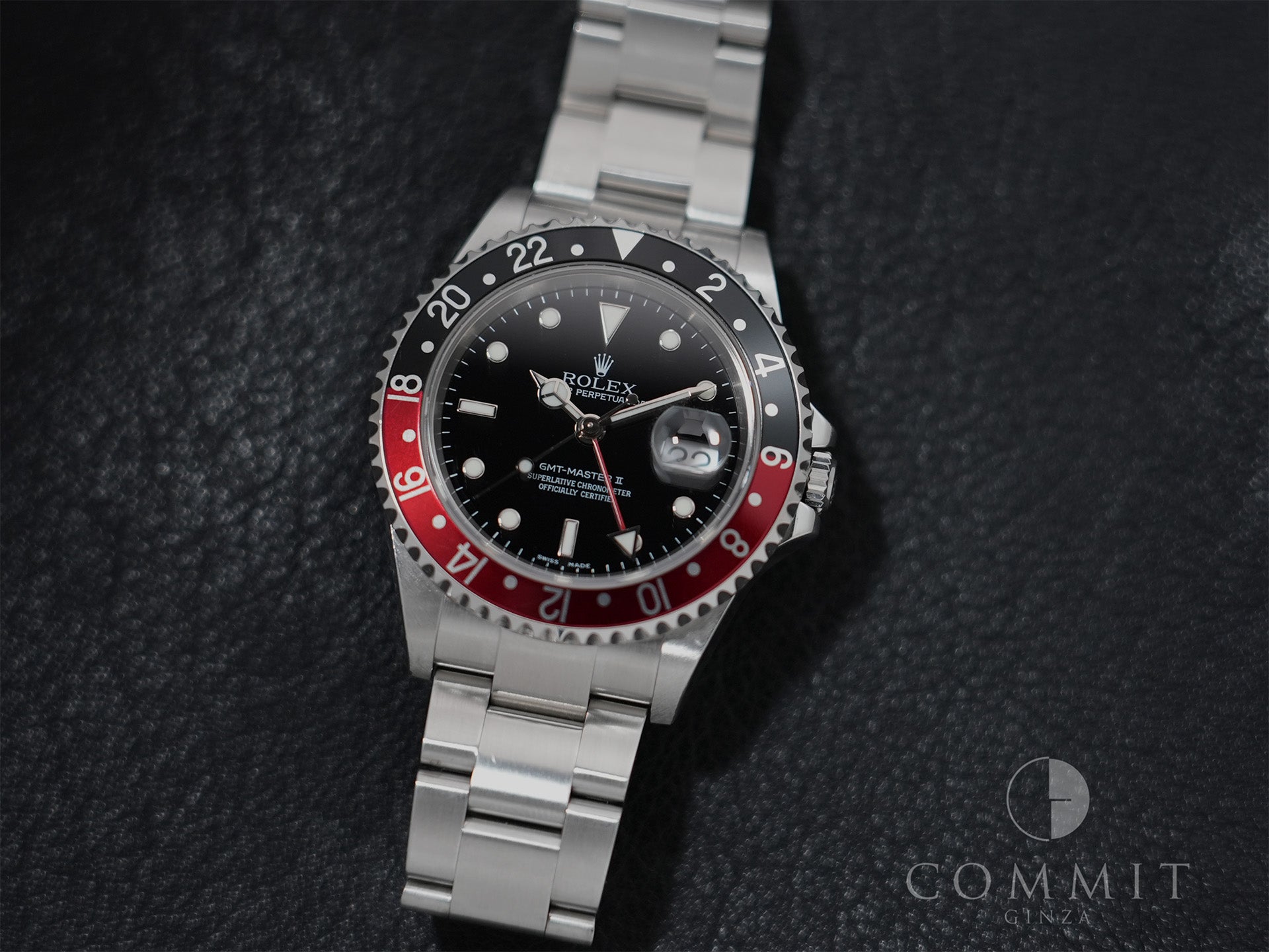 Rolex GMT-Master II Ref. 16710 Stainless Steel Black Dial Oyster Bracelet Used ppv8q5dv