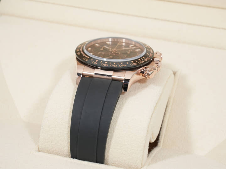 Rolex Daytona Ref. 116515LN Everose Gold Chocolate x Black Dial Excellent Used Condition anf6c64p