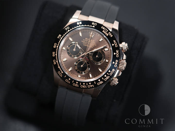 Rolex Daytona Ref. 116515LN Everose Gold Chocolate x Black Dial Excellent Used Condition anf6c64p