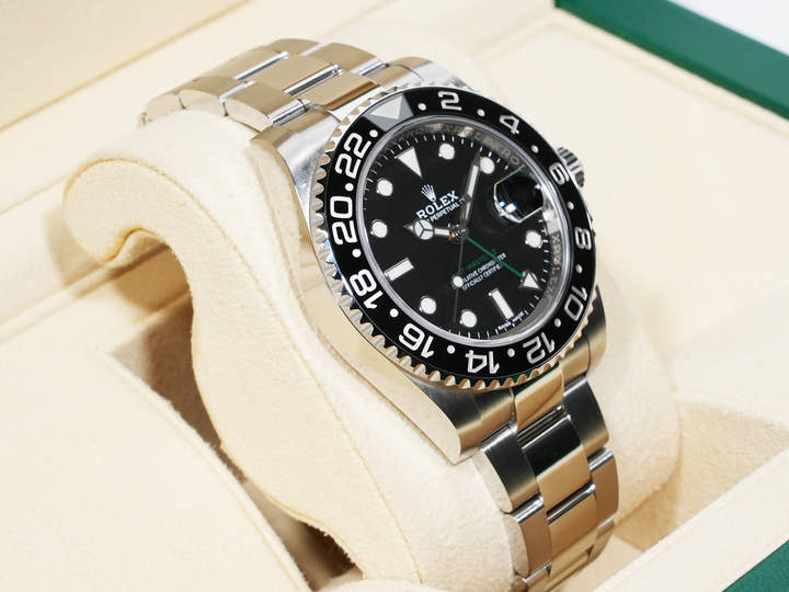 Rolex GMT-Master II Ref. 116710LN Stainless Steel Black Dial Oyster Bracelet Excellent Condition avsms4ye