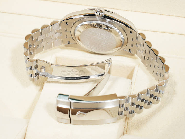 Rolex Datejust 36 Ref. 126234 Stainless Steel/White Gold Black Dial Jubilee Bracelet Excellent Condition sd6r7n5v