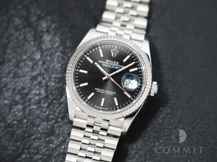 Rolex Datejust 36 Ref. 126234 Stainless Steel/White Gold Black Dial Jubilee Bracelet Excellent Condition sd6r7n5v