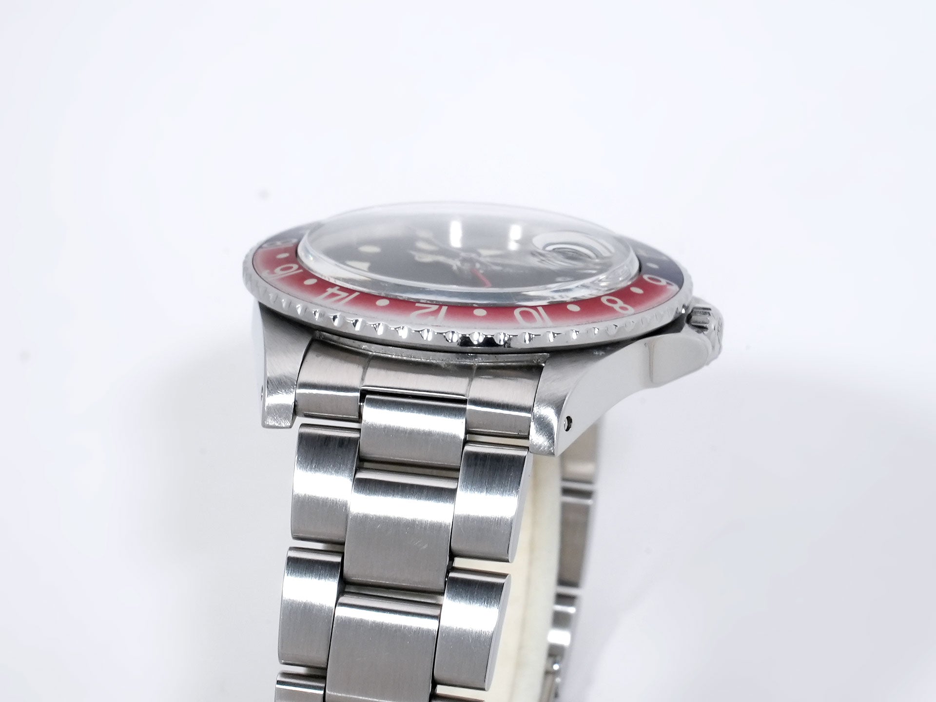 ロレックス GMTマスター Ref.16750 ステンレススチール ブラック文字盤 オイスターブレスレット 中古 8asiyxju