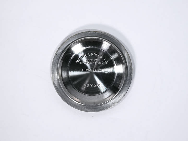 ロレックス GMTマスター Ref.16750 ステンレススチール ブラック文字盤 オイスターブレスレット 中古 8asiyxju