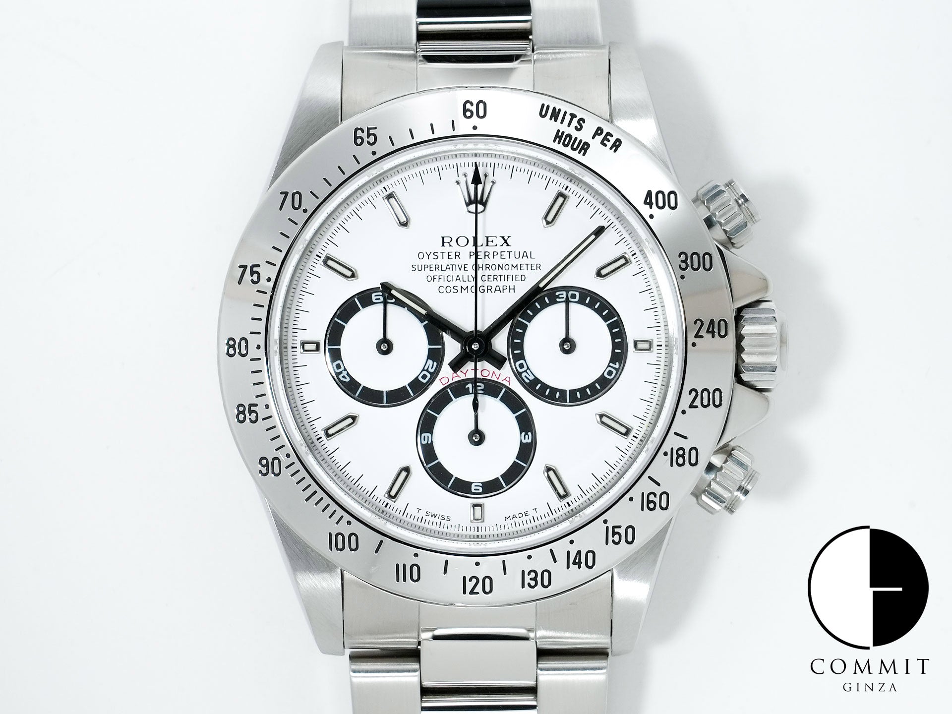 ROLEX Daytona El Primero Ref.16520 Stainless Steel White Dial Used axkyeaiq