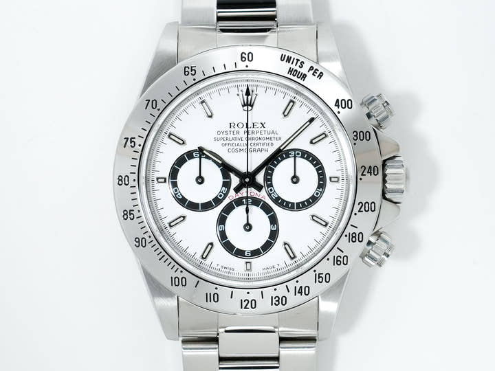 ロレックス デイトナ エルプリメロ Ref.16520 ステンレススチール ホワイト文字盤 中古 axkyeaiq