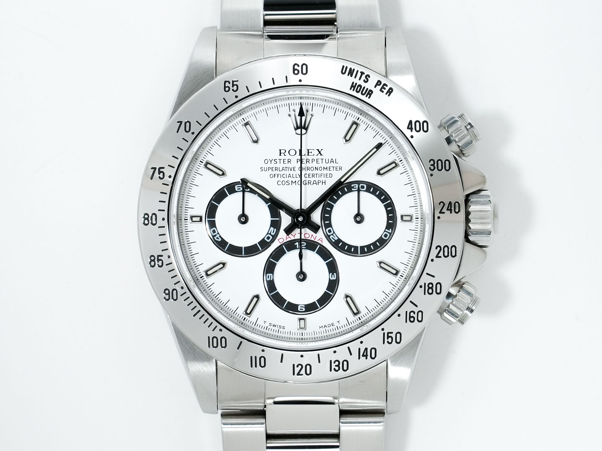 ROLEX Daytona El Primero Ref.16520 Stainless Steel White Dial Used axkyeaiq