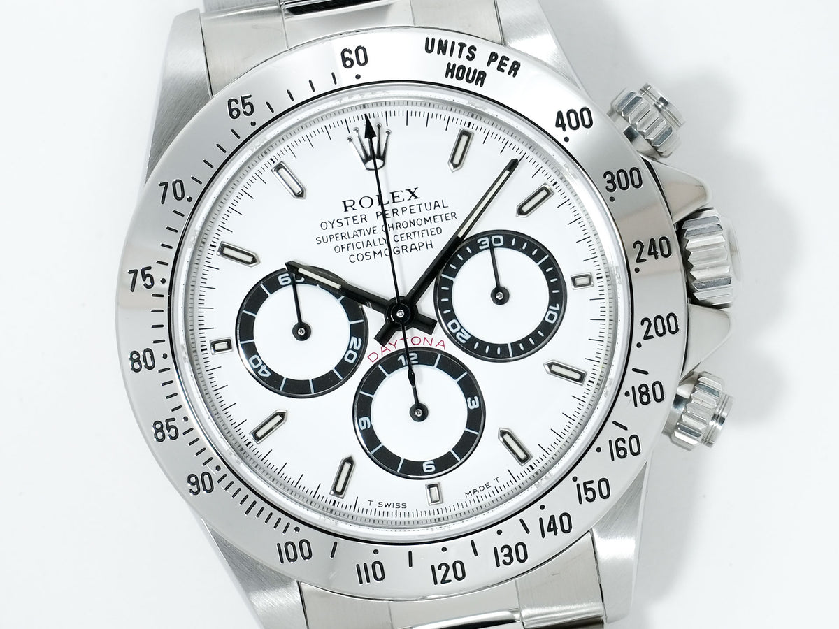 ロレックス デイトナ エルプリメロ Ref.16520 ステンレススチール ホワイト文字盤 中古 axkyeaiq