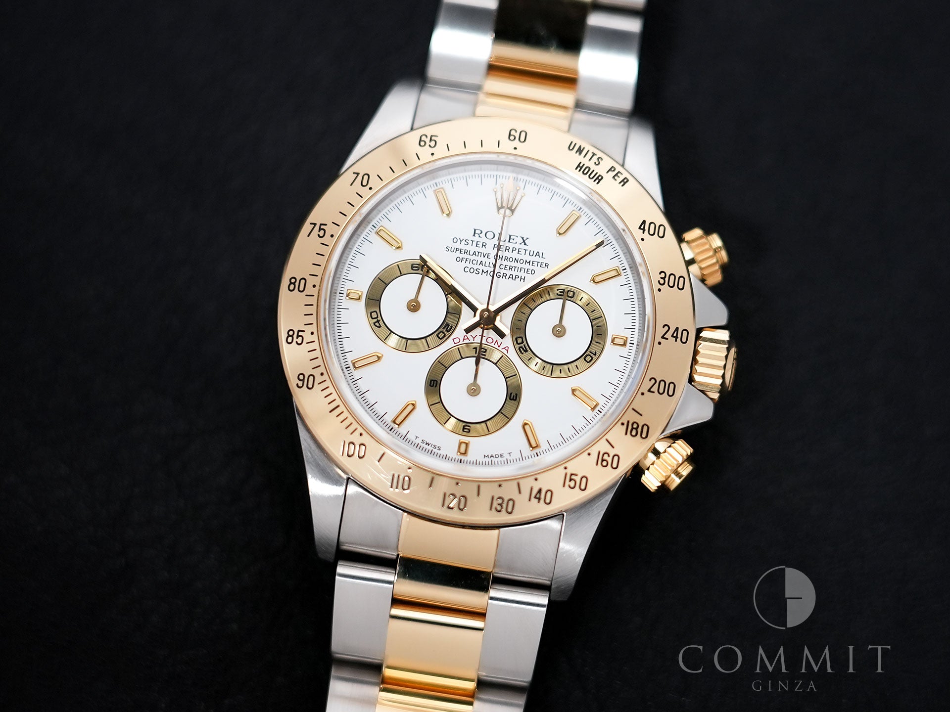 Rolex Daytona El Primero Ref. 16523 Stainless Steel/Yellow Gold White Dial Used nnzxmzkq
