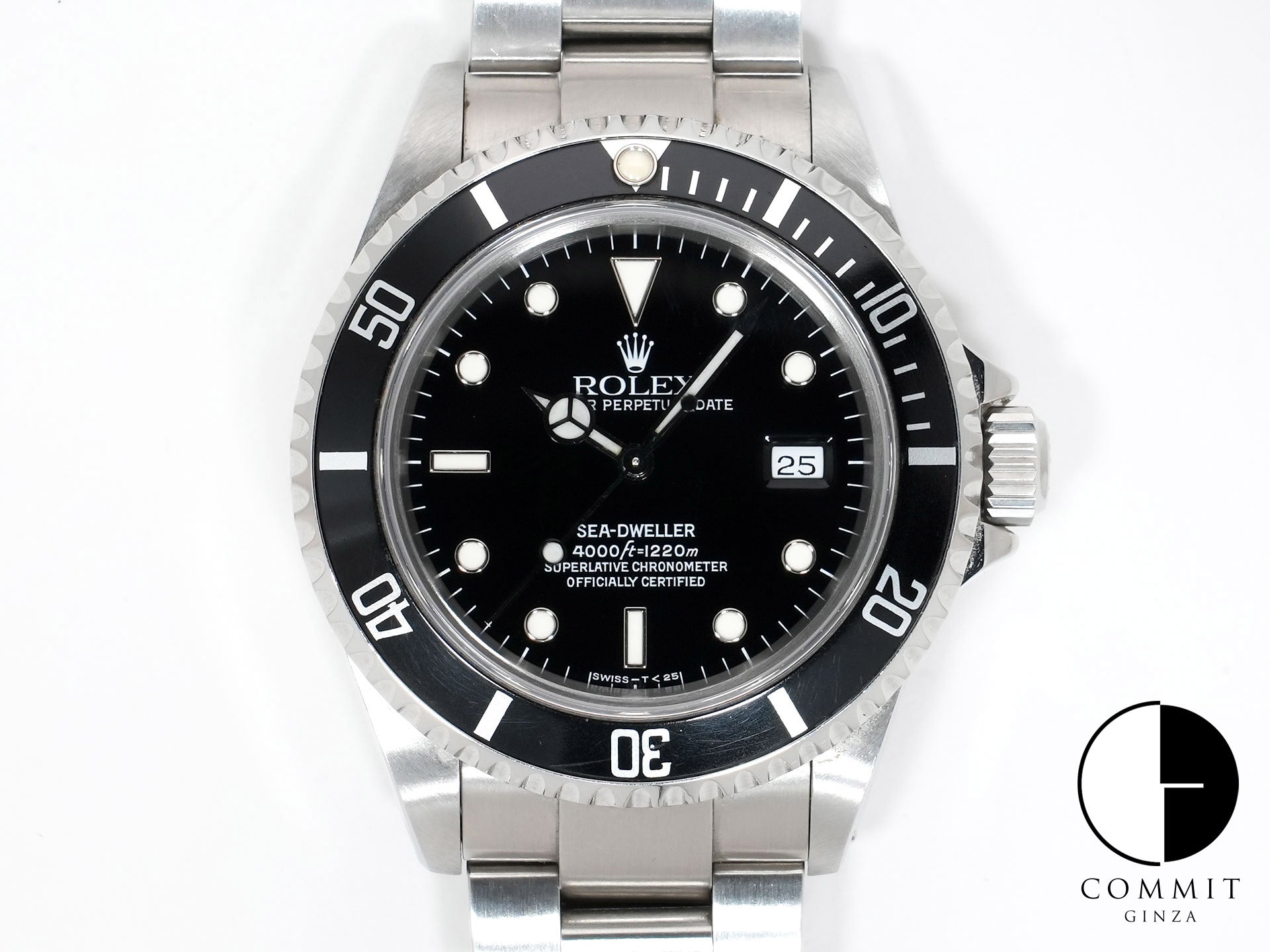 Rolex Sea-Dweller Ref.16600 Stainless Steel Black Dial Pre-owned bo956a2q