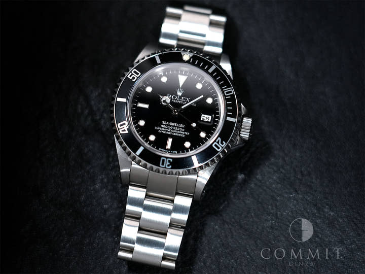 Rolex Sea-Dweller Ref.16600 Stainless Steel Black Dial Pre-owned bo956a2q