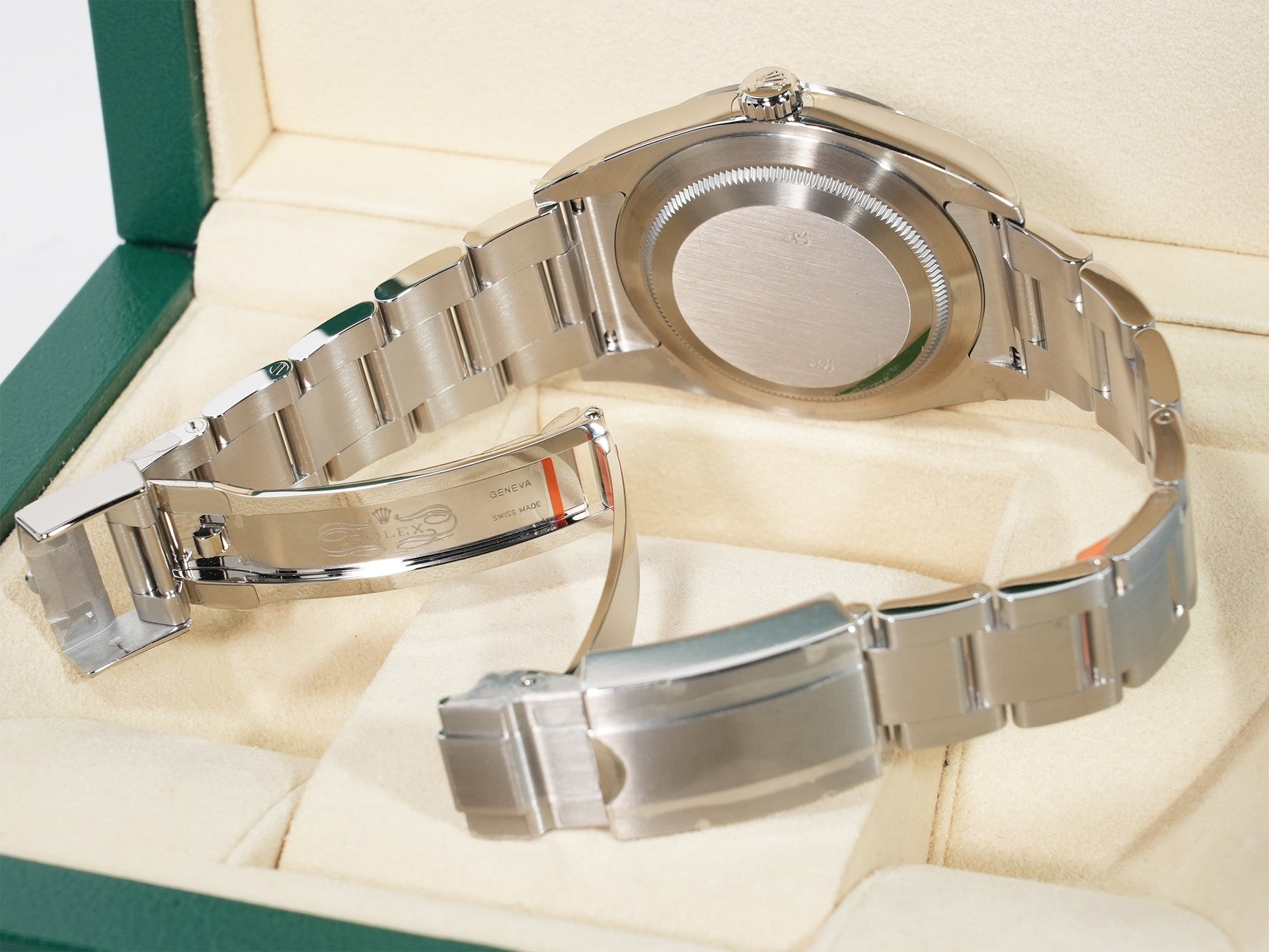 ロレックス エクスプローラーI Ref.214270 ステンレススチール ブラック文字盤 オイスターブレスレット 未使用 f66wayp7